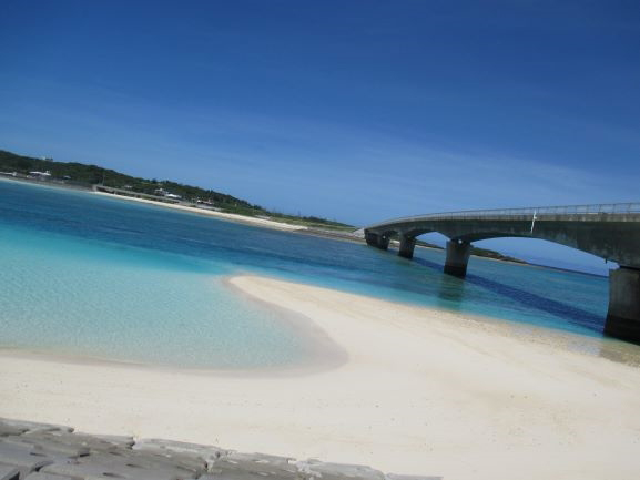 入選（中学生の部）「野甫大橋」名嘉 うらら（野甫中学校 1年）